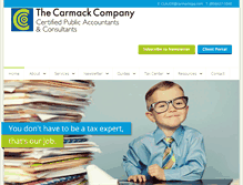 Tablet Screenshot of carmackcpa.com